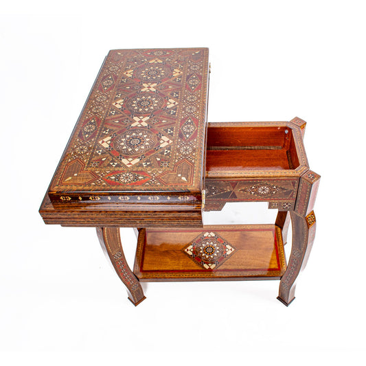 Chess & Backgammon Game Table 24"
