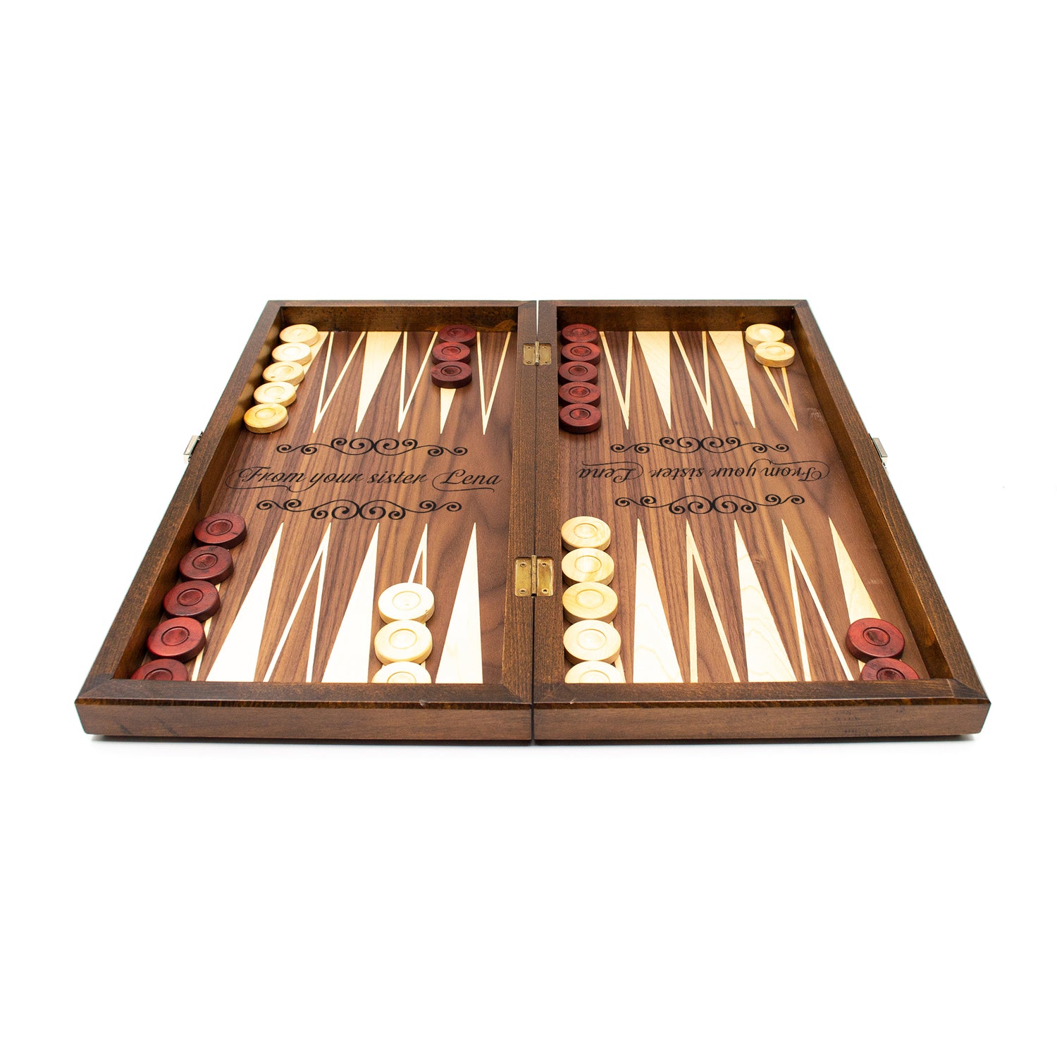 Custom Wooden Backgammon: Handmade & Personalized - Ketohandcraft