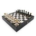 Black & White Chess Set – Metal Pieces