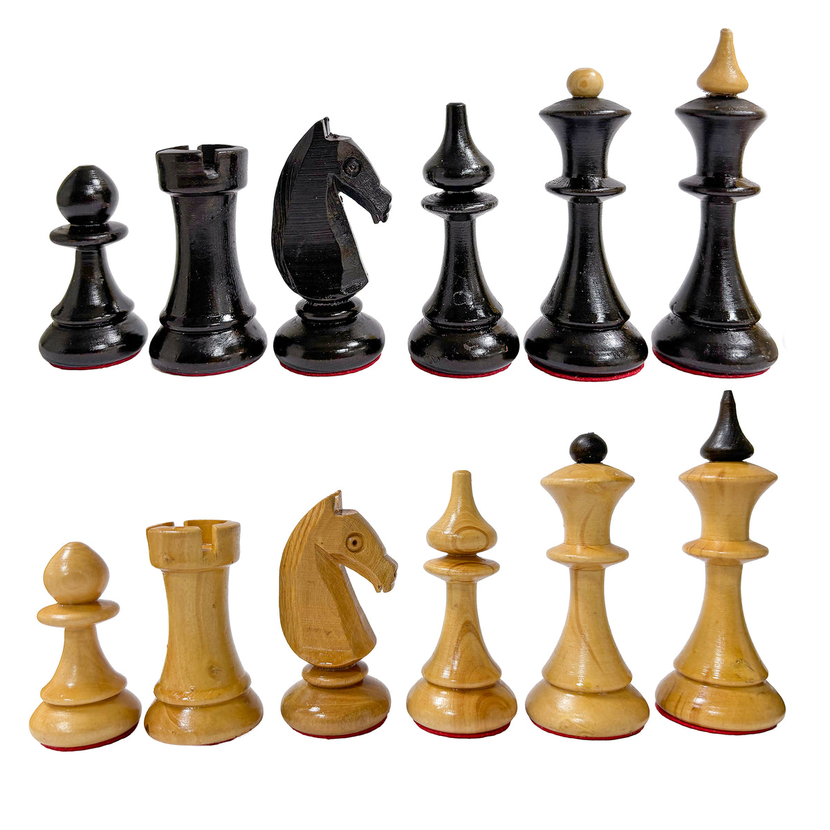 Lithuanian Boxwood Chess Set – Walnut Board