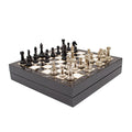 Tall Marble Pattern Chess Box