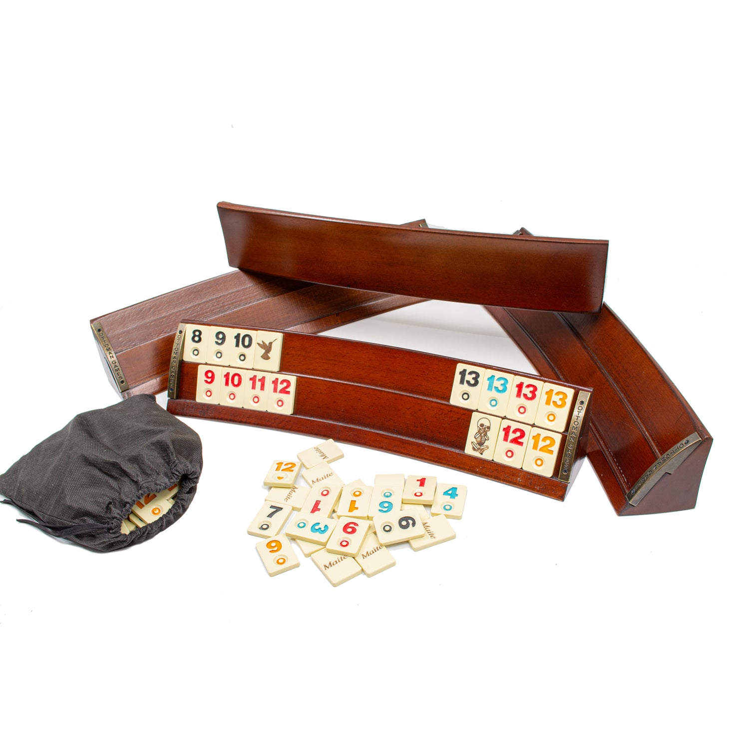 Handcrafted Rummikub Set: Wooden for 4-6 Players - Ketohandcraft