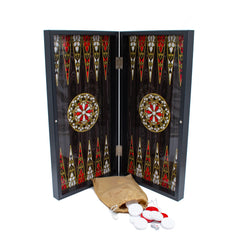 Modern Wooden Backgammon: Colorful & Customizable - Ketohandcraft