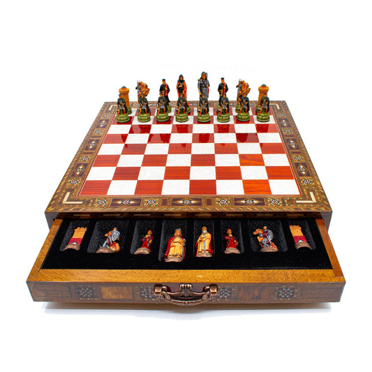 Camelot set with the drawer open