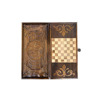 Inlaid Walnut Backgammon – Artisan Designs
