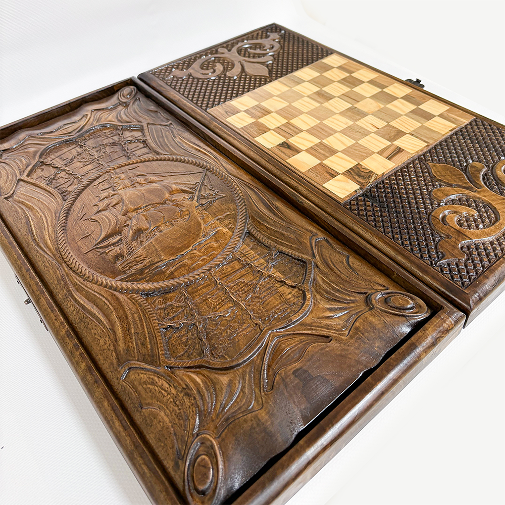 Inlaid Walnut Backgammon – Artisan Designs