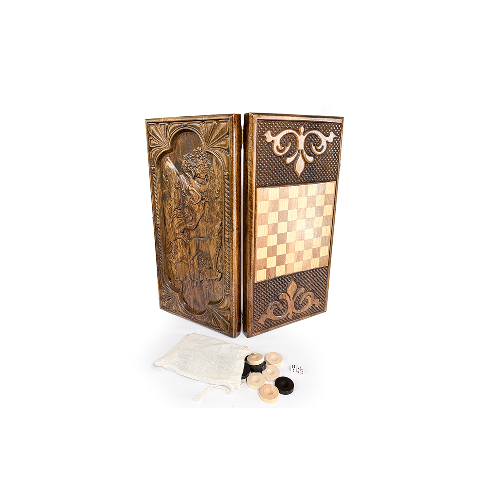 Inlaid Walnut Backgammon – Artisan Designs