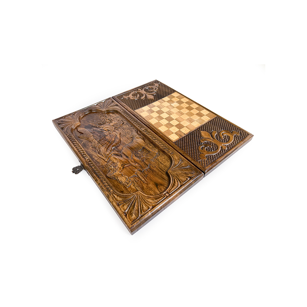 Inlaid Walnut Backgammon – Artisan Designs
