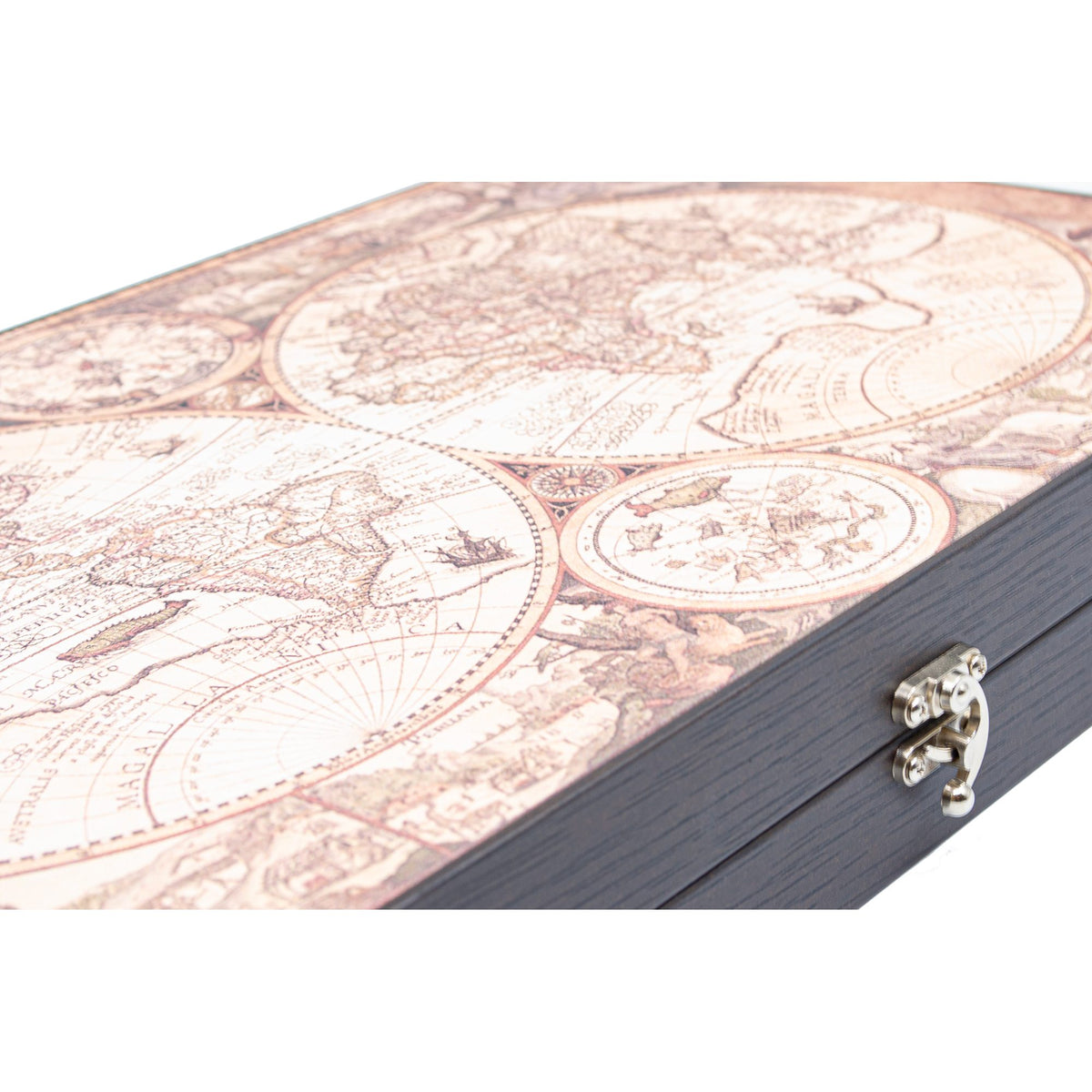 World Map Backgammon Set