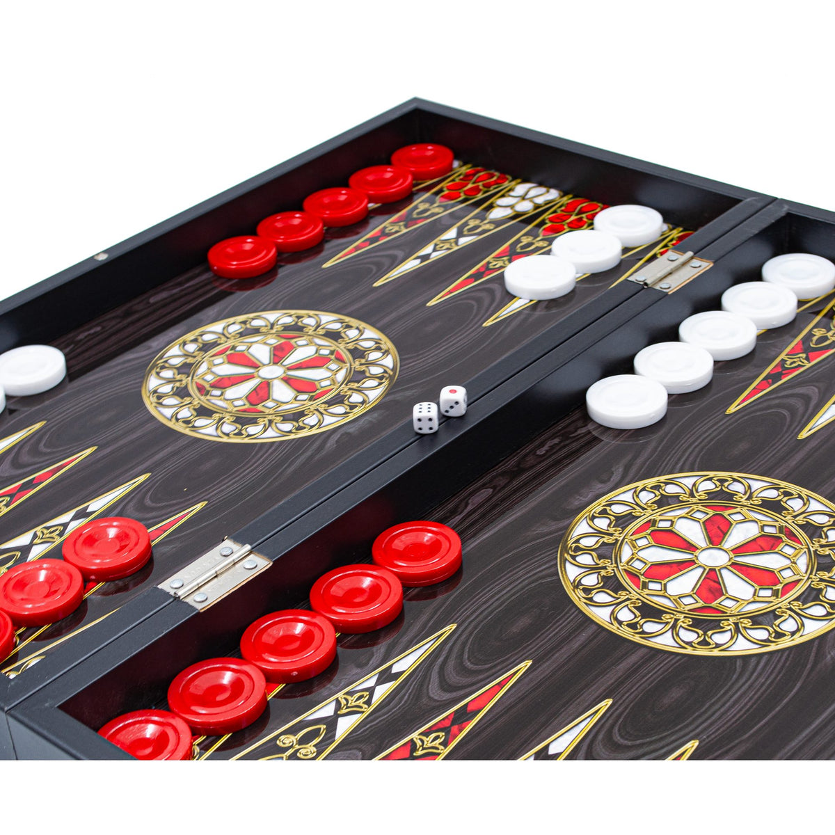 Modern Wooden Backgammon Set